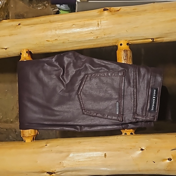 Rock & Republic Pants - Like new Rock & Republic faux leather pants.